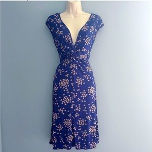 Free People Purple Floral Midi Dress